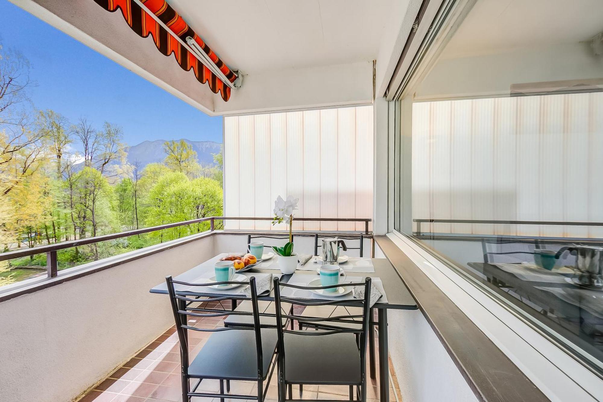 Lido Apartment - Happy Rentals Locarno Exteriör bild