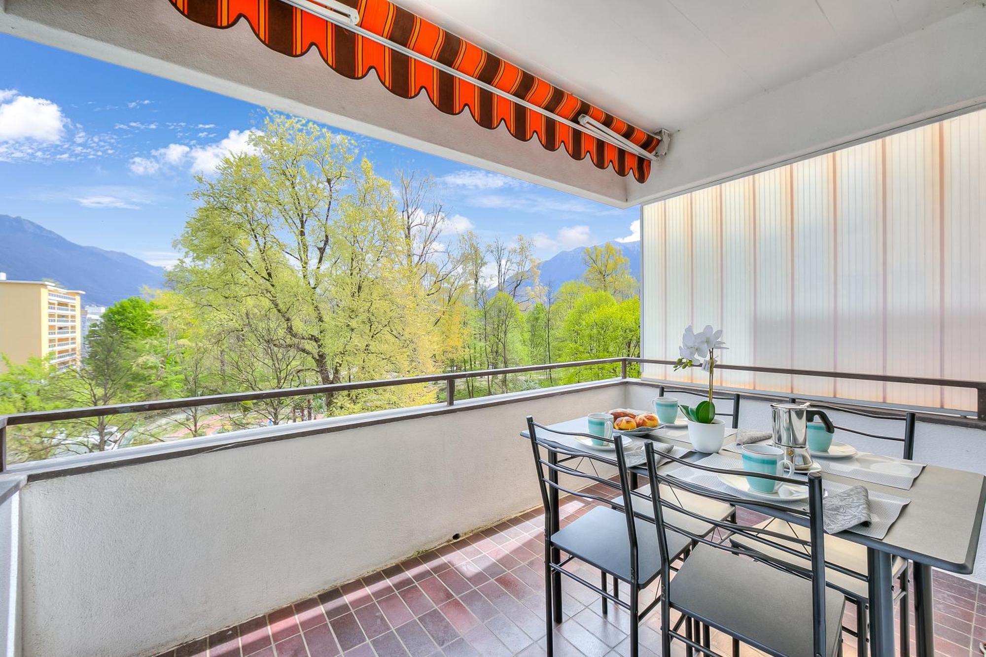 Lido Apartment - Happy Rentals Locarno Exteriör bild