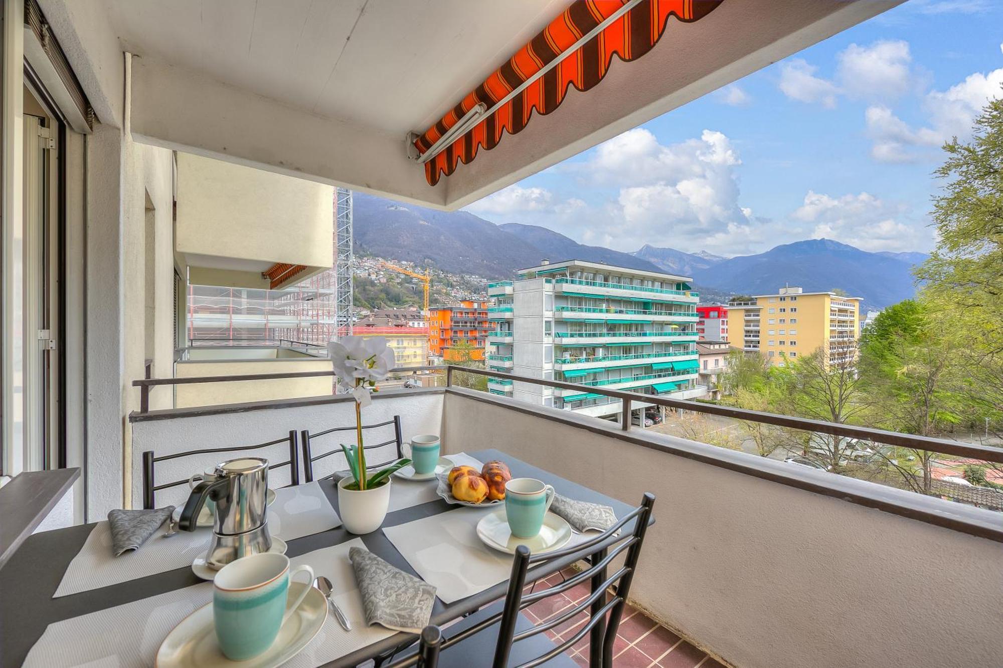 Lido Apartment - Happy Rentals Locarno Exteriör bild
